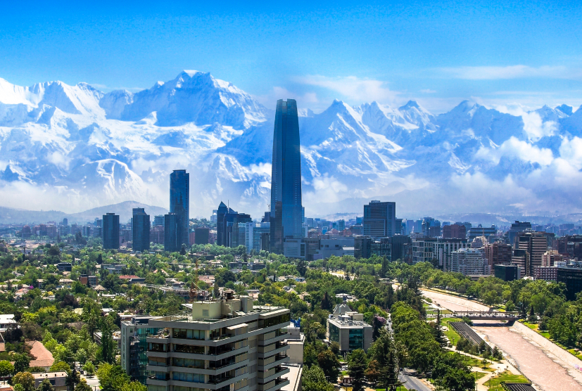 paisaje de santiago de chile