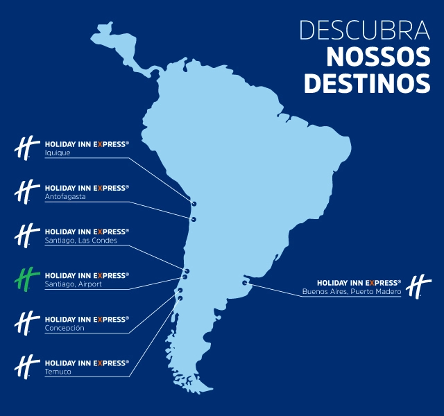 mapa de hoteles Holiday Inn Express